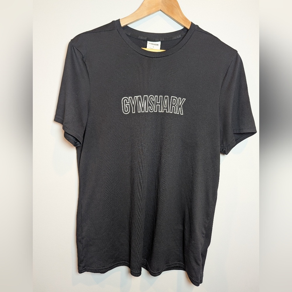 Gymshark Women's Size L Black Athletic Short Sleeve Tee